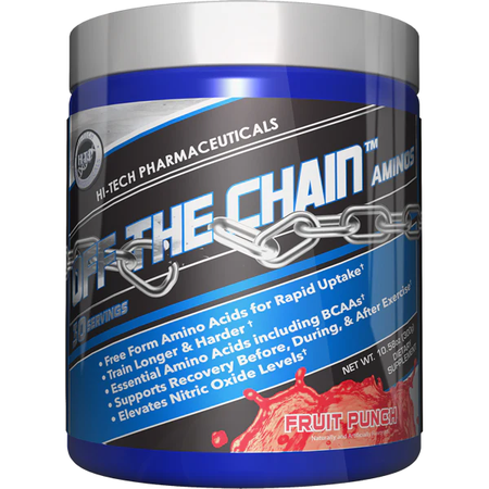 Hi Tech Pharmaceuticals Off The Chain EAA's w/Energy  Fruit Punch - 30 Servings