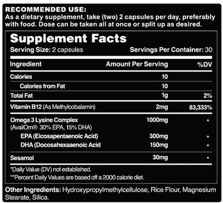 Leviathan Nutrition Advanced Omega 3