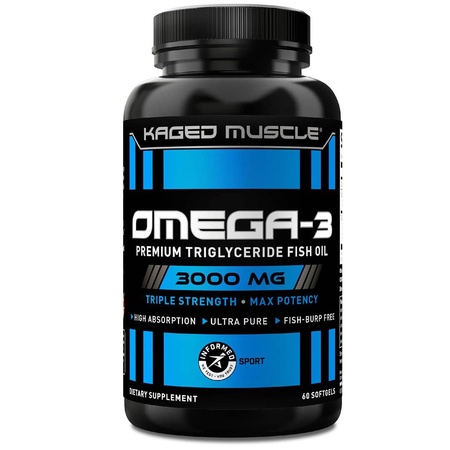 Kaged Muscle Omega-3 - 60 Softgels (30 Servings)