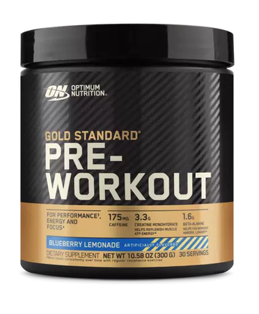Optimum Nutrition Gold Standard Pre-Workout Blueberry Lemonade  - 30 Servings