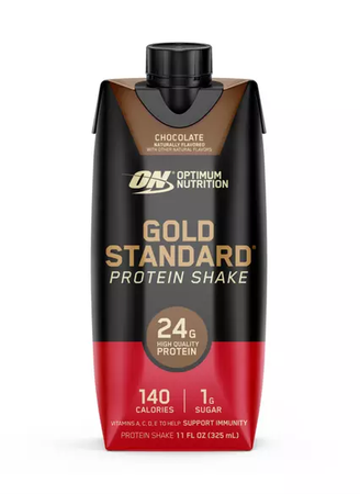 Optimum Nutrition Gold Standard Protein RTD  Chocolate - 12 Pack