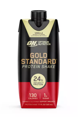 Optimum Nutrition Gold Standard Protein RTD  Vanilla - 12 Pack