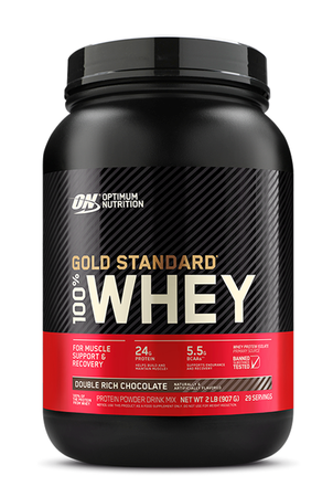Optimum Nutrition 100% Whey Gold Standard Chocolate (Double Rich Chocolate) - 2 Lb