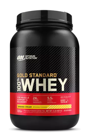 Optimum Nutrition 100% Whey Gold Standard Banana Cream - 2 Lb (29 Servings)