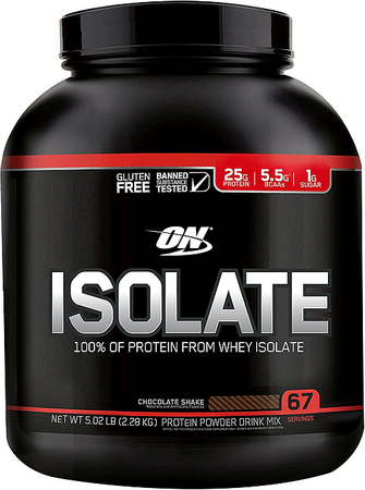 Optimum Nutrition Isolate Protein Chocolate - 5 Lb (67 Servings)