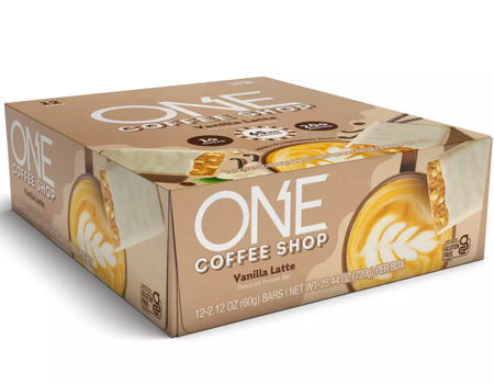 ONE Coffee Shop Bar Vanilla Latte - 12 Bars