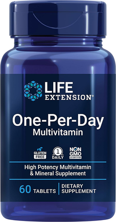 Life Extension One-Per-Day Multivitamin  - 60 Tablets