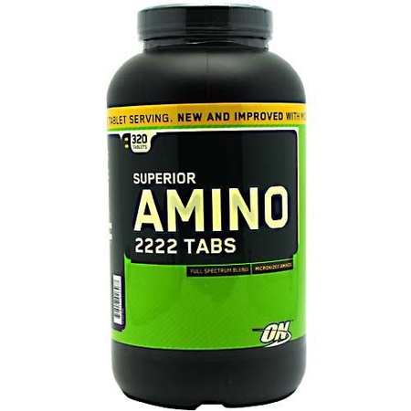 Optimum Nutrition Amino 2222 Tablets - 320 Tab