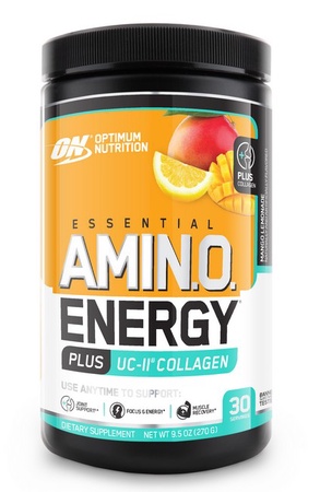Optimum Nutrition Amino Energy Plus UC-II Collagen Mango Lemonade - 30 Servings