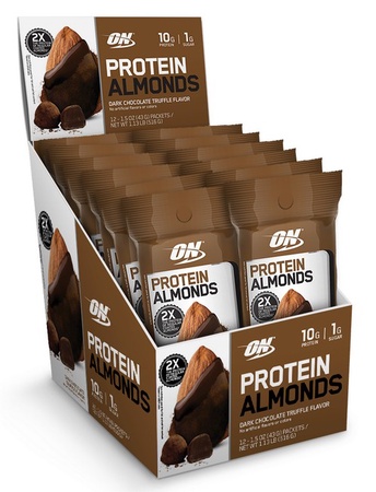 Optimum Nutrition Protein Almonds Dark Chocolate Truffle - 12 Packets