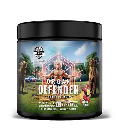 Merica Labz Organ Defender Cleanse & Detox  Fruit Punch - 30 Servings