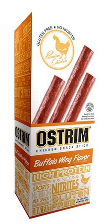 Ostrim Chicken Snack Sticks Buffalo Wing 1.5 Oz - 10 Sticks