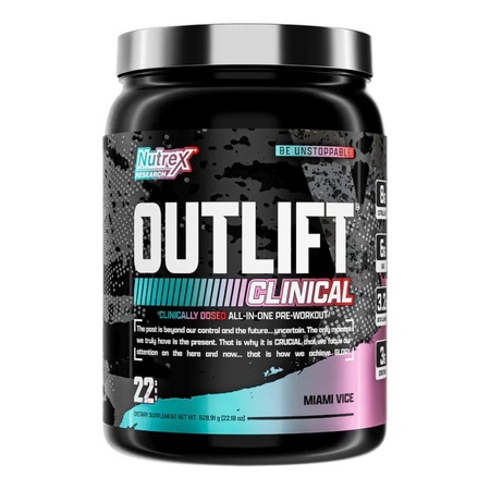 Nutrex Outlift Clinical Pre-Workout  Miami Vice - 22 Servings