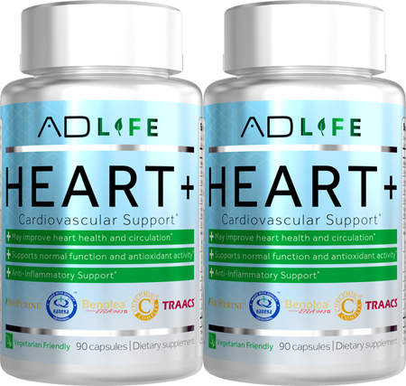 Project AD Heart + - 2 x 90 Capsule Bottles TWINPACK