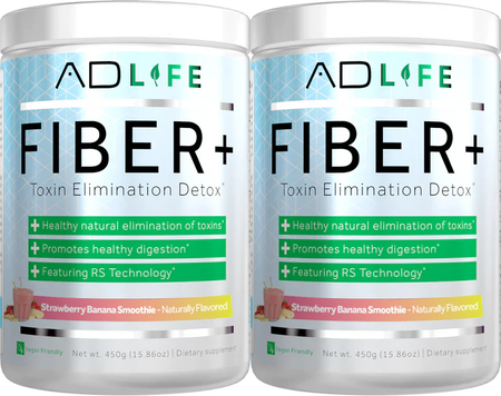 Project AD Fiber + Strawberry Banana Smoothie - 2 x 30 Servings TWINPACK