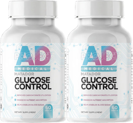 Project AD Matador Glucose Control - 2 x 60 Capsule Bottles TWINPACK