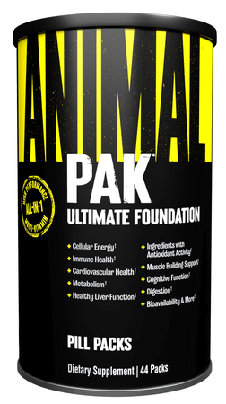Animal Paks - 44 Pack *New & Improved Formula w/less Pills