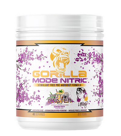 Gorilla Mode Nitric  Pre-Workout Patty's Iced Tea - 40 Servings