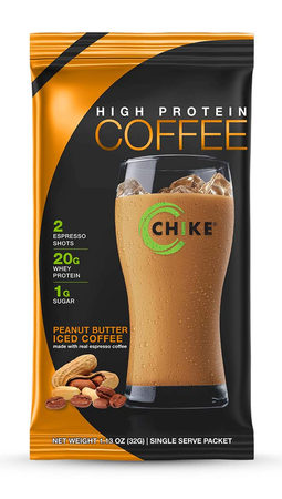 Chike Nutrition High Protein Coffee  Peanut Butter - 12 Single Serv Packets
