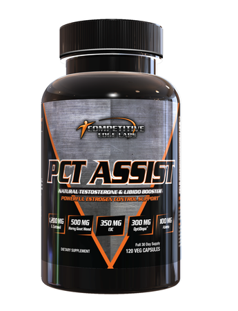 Competitive Edge Labs PCT Assist  Natural Testosterone & Libido Booster - 120 Cap  *New Formula