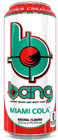 Bang Energy Drinks Miami Cola - 12 x 16 Oz Cans