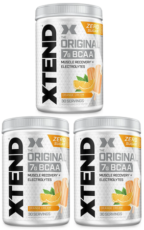 XTEND Original BCAA  Orange Cream - 90 Servings (3 x 30 Servings)