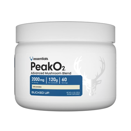 Bucked Up PeakO2 Mushroom Blend  Unflavored - 60 Servings