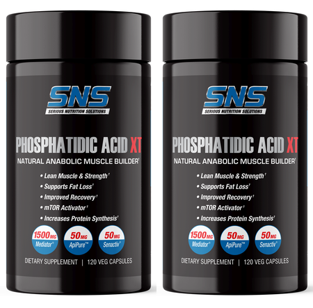 SNS Serious Nutrition Solutions Phosphatidic Acid XT - 2 x 120 Cap Btls TWINPACK
