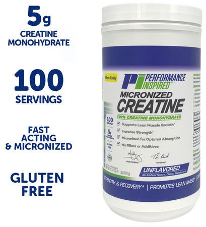 Performance Inspired Nutrition Micronized Creatine - 500 Grams