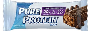 Pure Protein Bars 50g Chewy Chocolate Chip - 6 Bars