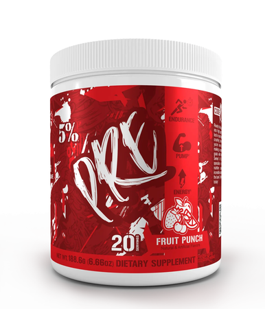 5% Nutrition Code Red Series Pre Workout  Fruit Punch - 20 Servings