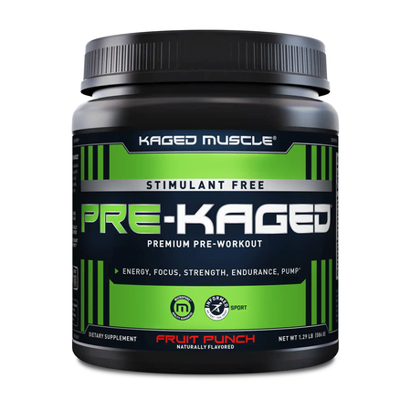 Kaged Muscle PRE-KAGED Stimulant Free  Fruit Punch - 20 Servings