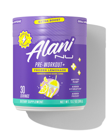 Alani Nu Pre Workout+ Powder Frozen Lemonade - 30 Servings