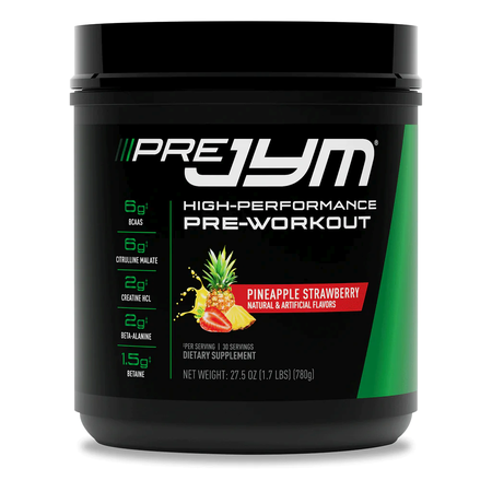 JYM PRE High-Performance Pre-Workout  Pineapple Strawberry - 30 Servings
