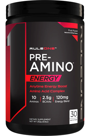 Rule 1 R1 Pre Amino Energy  Fruit Punch - 30 Servings