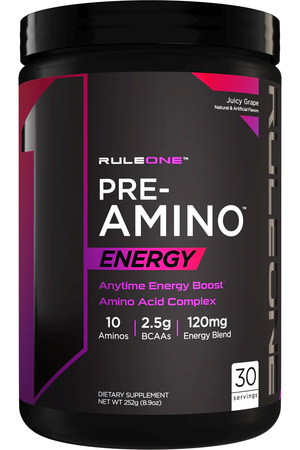 Rule 1 R1 Pre Amino Energy  Juicy Grape - 30 Servings