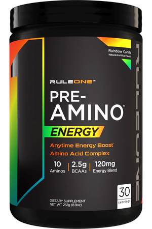 Rule 1 R1 Pre Amino Energy  Rainbow Candy - 30 Servings