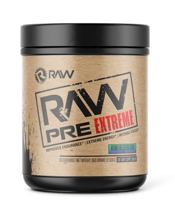 Raw Nutrition RAW PRE Extreme  Kiwi Blueberry - 30 Servings