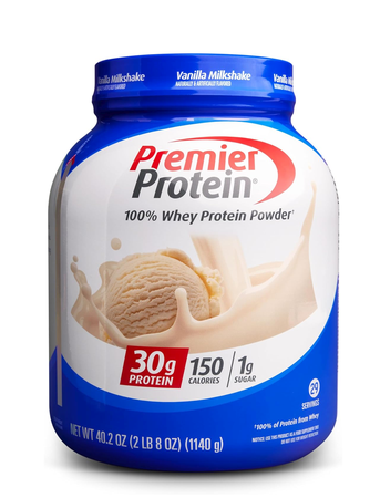 Premier 100% Whey Protein Powder  Vanilla Milkshake - 29 Servings