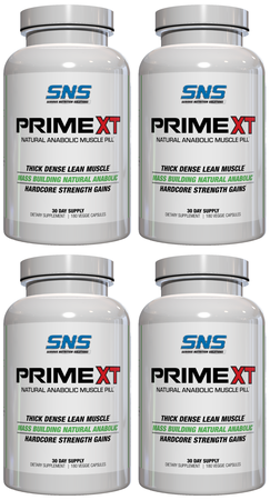 SNS Serious Nutrition Solutions Prime XT - 720 Cap (4 x 180 Cap Btls)  4 PACK