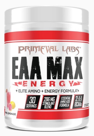 Primeval Labs EAA Max Energy Pink Lemonade - 30 Servings  **SPECIAL PRICE