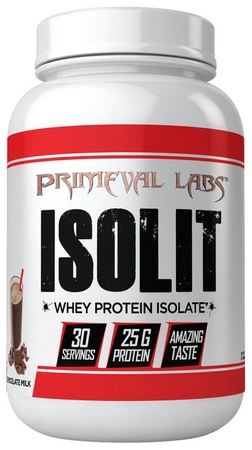 Primeval Labs ISOLIT Whey Protein Isolate Chocolate Milk - 30 Servings