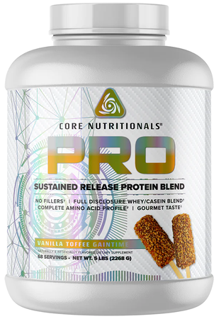 Core Nutritionals PRO Sustained Release Protein Blend Vanilla Toffee Gaintime - 5 Lb