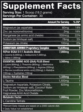 Project AD AminoTaur BCAA+EAA Plus Formula Orange Mango Guava - 60 Servings (2 x 30 Serving Btls)  TWINPACK