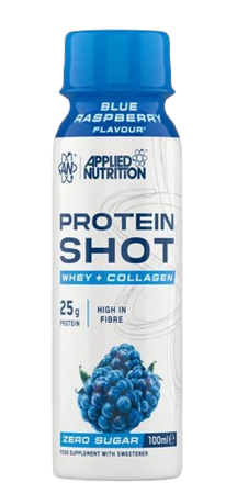 Applied Nutrition Protein Shot 3.4oz 25g  Blue Raspberry - 12 x 3.4oz Bottles