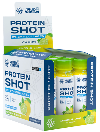 -Applied Nutrition 25g Protein Shot  Lemon Lime  - 12 x 3.4oz Bottles