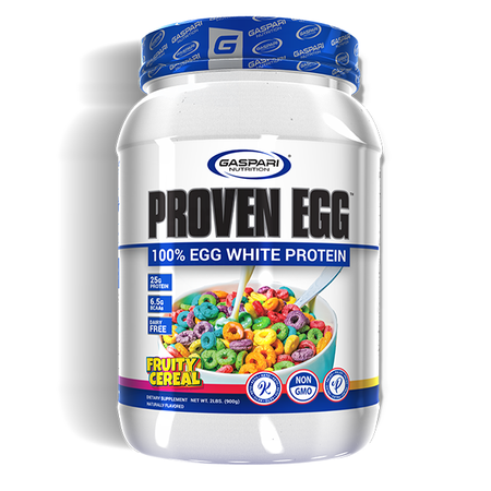 Gaspari Nutrition EGG 100% Egg White Protein Fruity Cereal - 2 Lb