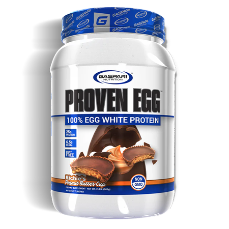 Gaspari Nutrition EGG 100% Egg White Protein Richie's Peanut Butter Cup - 2 Lb
