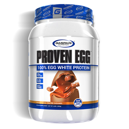 Gaspari Nutrition EGG 100% Egg White Protein Salted Caramel - 2 Lb