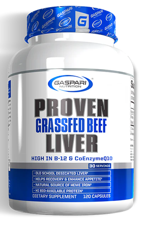 Gaspari Nutrition Proven Grassfed Beef Liver - 120 Cap
